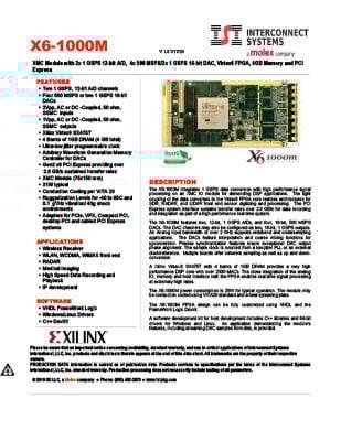 x6-1000m data sheet