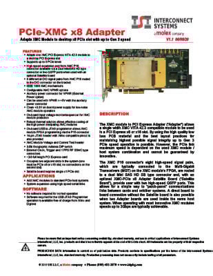 advanced xmc pcie adapter