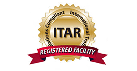 ITAR registered facility badge