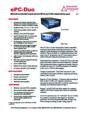 epc-duo datasheet