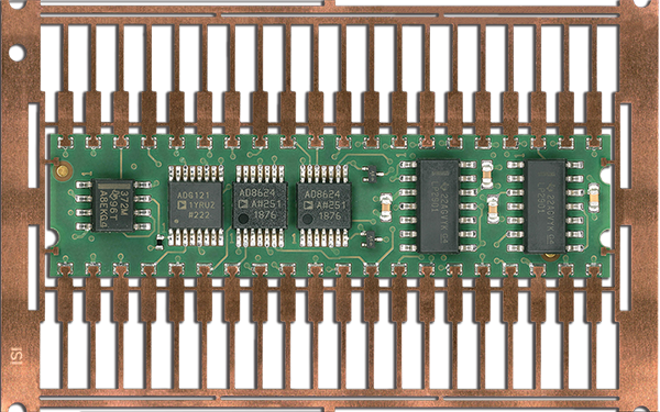 Bare module prior to trim and form process