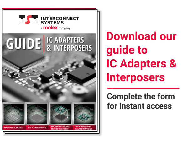 IC interposer adapter guide