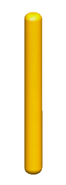 hilo conector male pin