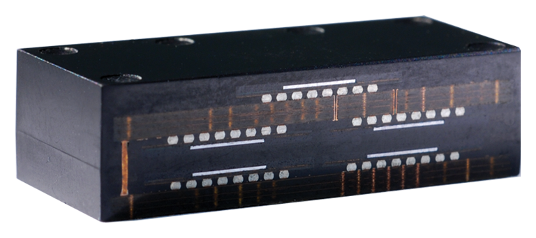 Cross-section of molded module