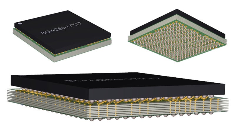 Simple BGA adapter illustration